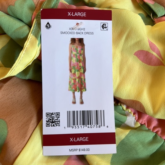 Social Standard by Sanctuary *NWT* Floral Smocked Back Maxi Dress - Picture 10 of 10